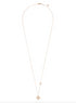Collar multipiedra Princesa Flor en oro rosa de 18 quilates